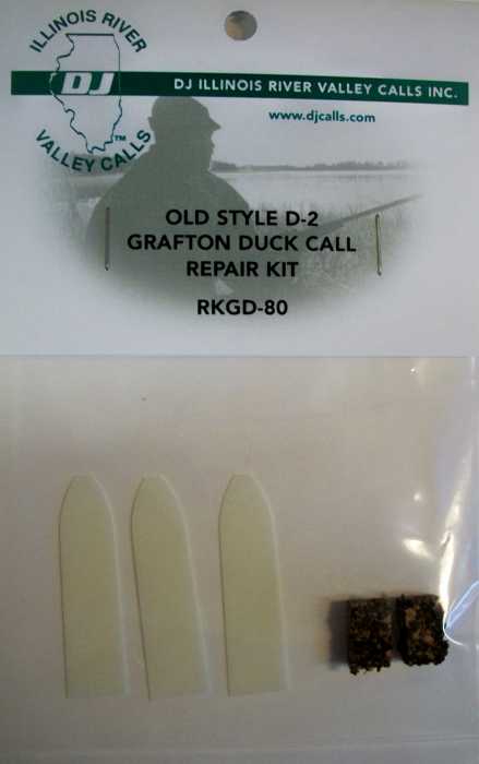 Duck Call Replacement Reed Kit for Double Reed Calls & Sanoprene Wedges 7 Pack 